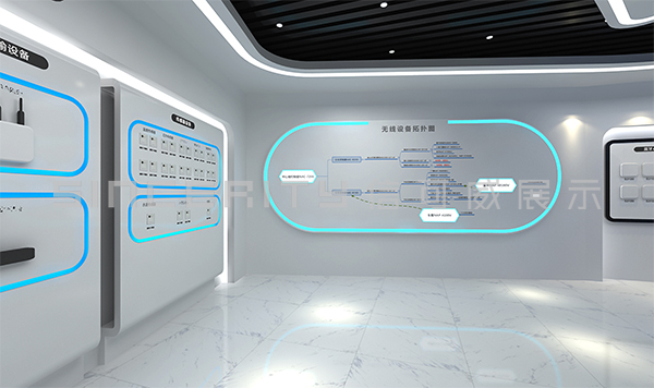 信銳科技展廳設(shè)計效果圖